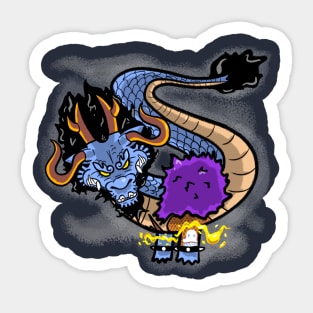 kaido king Sticker